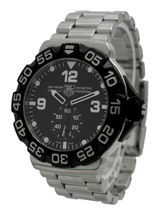 Tag Heuer 44mm Men\'s Formula 1 Black Dial Swiss Quartz Dive Watch! Ref: WAH1010! main image 11
